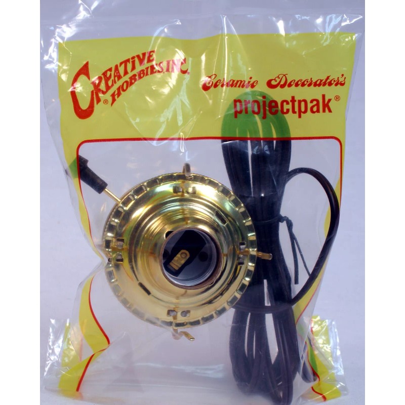 Creative Hobbies Electric Oil Lamp Burner DIY Conversion Kit, Pre-Wired