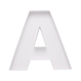 Cardboard Letter Fillable Charcuterie Board Candy Food Tray, 12.2 inch, Party Event Decoration (A Shape)