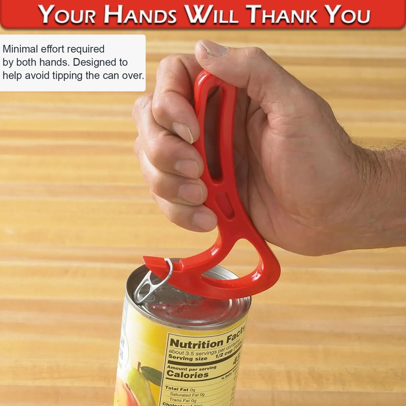 Home-X Pull Tab Can Opener - Manual Ring Pull Can
