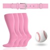 JASGOOD Baseball Socks,Belt and Baseball Combo Set for Toddler/Youth,Softball Set