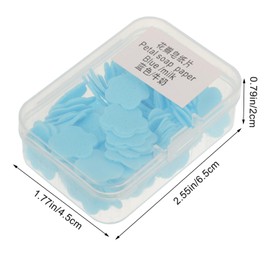 BESPORTBLE Portable Soap Sheets Travel- Flakes for Boys and Girls Adults for Hotels Public Toilets Easy to Carry and Use