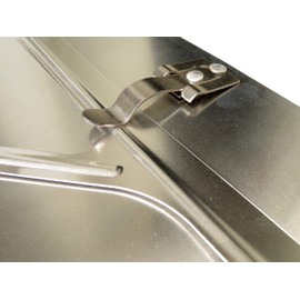 ROAD KING LABELMASTER 80SM97 SLIDEMASTER REPLACEMENT TRUCK AND TRAILER ALUMINUM FULL HAZMAT PLACARD HOLDER - 2 PACK