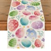 Artoid Mode Watercolour Easter Eggs Easter Table Runner, Seasonal Spring