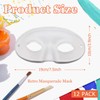 12 Pcs Paper Art Masks DIY Blank Masks DIY Painting