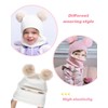 FURTALK Baby Toddler Winter Beanie Hats Earflaps Face Scarf Set