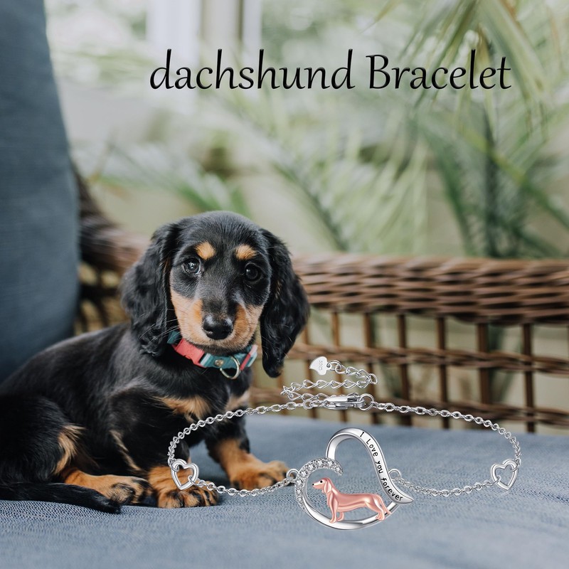 Animal Bracelet Sterling Silver Duck/Dachshund/Capybara/Panda/Penguin/Highland Cow Bracelet