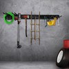 Heevir 11Pcs Garage Wall Mount Tool Storage Rack - Adjustable