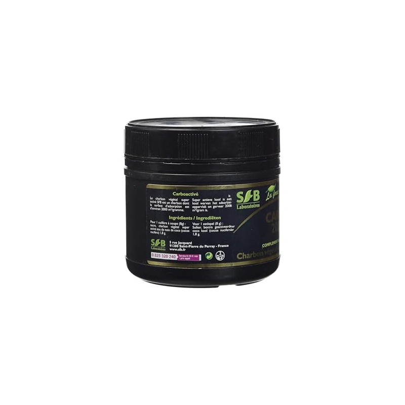 ​SFB Laboratoires Carbo 2000 - Vegetable Charcoal, Super Activated Granules