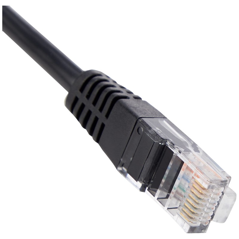 Pro Signal PSG03118 Cat5e RJ45 Ethernet Patch Lead, 0.2m Black