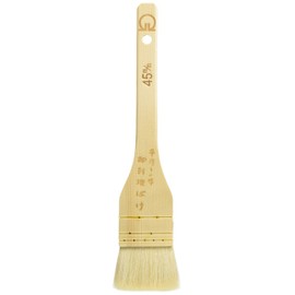 Endoshoji BHK36045 Brush & Paint Brush, Commercial Use, Wooden Handle, Superb White Brush (Goat Hair), 1.8 inches (45 mm)