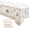 HIPVVILD Mi Bautizo Baptism Tablecloth Party Decorations for Girls, 3