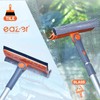 eazer Professional Window Squeegee, 2-in-1 Rotatable Squeegee for Window Cleaning