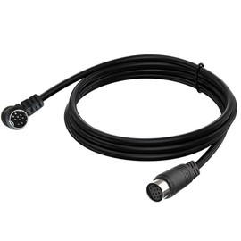 S-Video Cable - 70.8 Inch Male to Female Audio Cable,9-Pin Cord, Plug and Play Connector for TV Receiver Monitor Projector