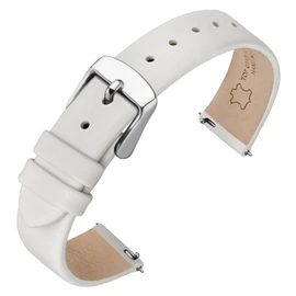 [ANNEFIT] Genuine Leather Watch Band, 0.5 inch (12 mm), 0.55 inch (13 mm), 0.55 inch (14 mm), 0.6 inch (16 mm), 0.7 inch (18 mm), 0.8 inch (20 mm),, 20 mm, Leather