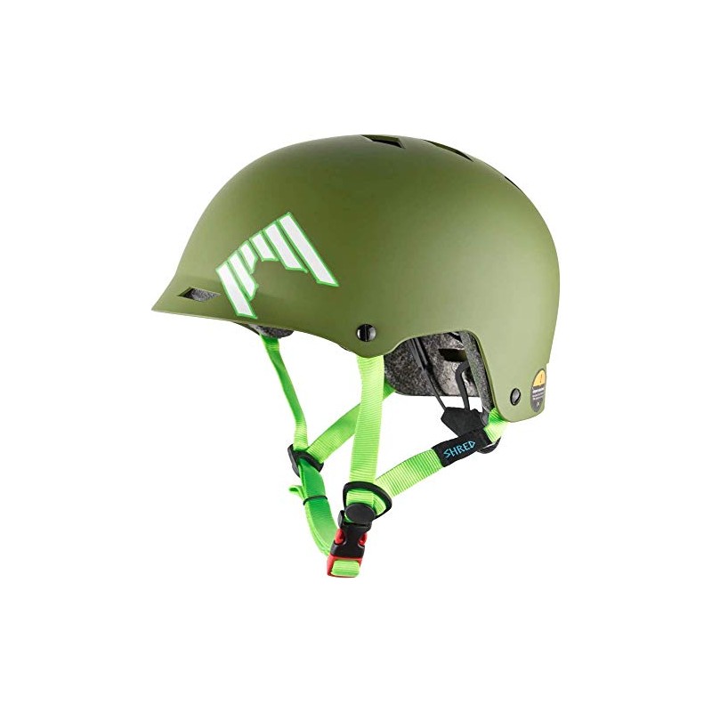 Shred Optics Half Stack, Woodland Mil Green, Medium/X-Large (57-61)