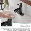 BWE Oil Rubbed Bronze Bathroom Sink Faucet with 1.2 GPM