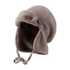 Sterntaler Boys Aviator Hat Fleece Without, Brown blend