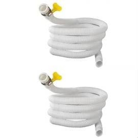 2 Pcs Portable Washing Machine Hose, Portable Washer Hose, Washing Machine Inlet Pipe, Flexible Faucet Extension Connector Hose
