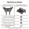 Lulu Decor, Cast Iron Garden Boot Scraper, Solid Decorative Design