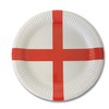 SHATCHI 20Pcs England Paper Plates St George Party Supplies for