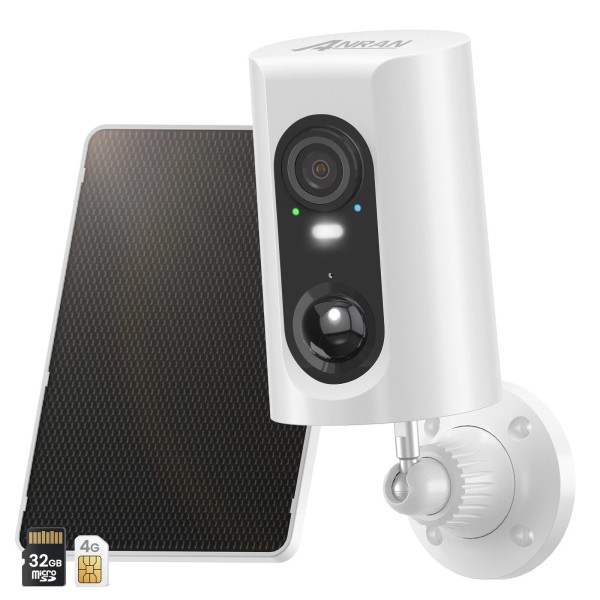 N/A 4G LTE Cellular Security Camera No WiFi Solar Outdoor