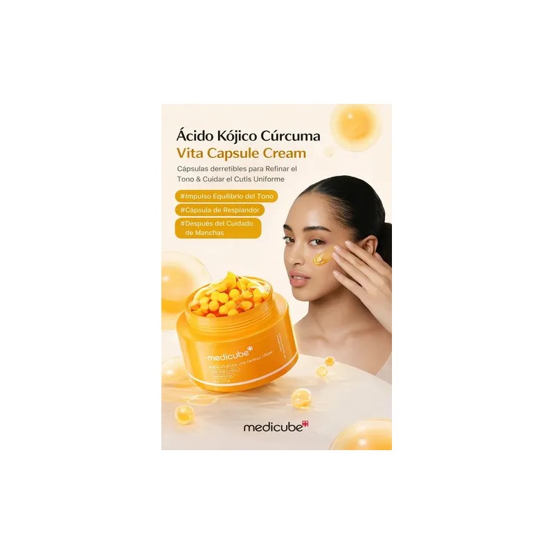 Medicube Kojic Acid Turmeric Vita Capsule Cream 53g Todo Tipo