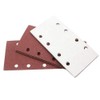 ExcInter 10PCS 93x185mm Sandpaper Sanding Paper 8 Holes Loop Sand
