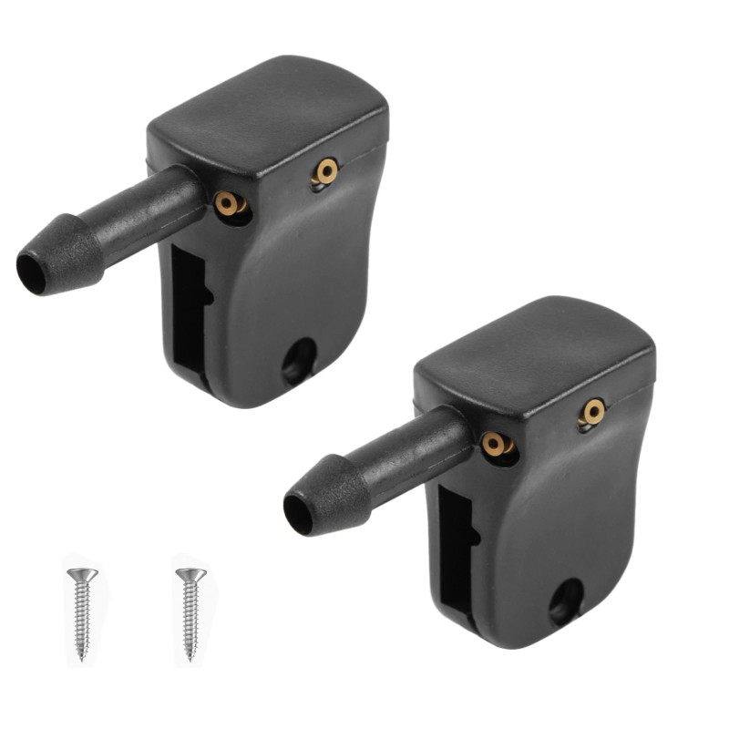 XUKEY Pair Washer Nozzle Jet Spray Clip Under Wiper Arm