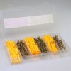 HVQKKYBXU 200 Pcs Wall Plugs and Screws Set,Masonry Brick Concrete