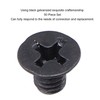Hilitand 50Pcs M4 Countersunk Screw Flat Cross Screw Connection Part