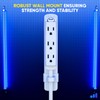 Maximm 360 Degree Rotating Flat Extension Cord 6 Ft Multi