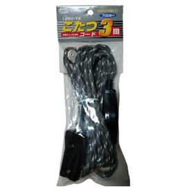 Yazawa Corporation Hoshiko Shoji Kotatsu Cord, 9.8 ft (3 m), Gray PG-TPEN14GY YZ3000GY