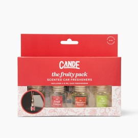 Four-Pack Scented Car Fresheners Bundle – 4 Unique Scents, 8ml Each:_Fruity