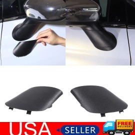 e-power-auto-Trim Left  Right Side Door Exterior Mirror Trim Cover Panel For 2012-2019 Fiat 500 2X