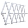 WEBI Accordion Wall Hanger,Expandable Wooden Coat Rack Wall Mounted,Accordion Hat