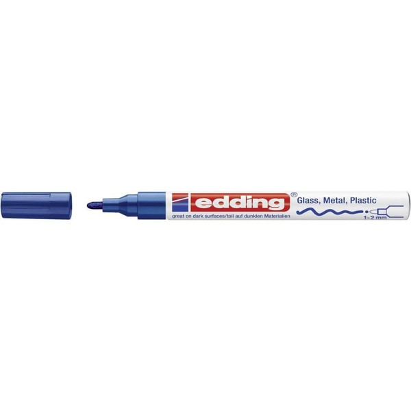 edding 751 gloss paint marker - blue - 1 paint