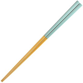 Sunny Life Design 146866 Wakasa Lacquer Chopsticks Bamboo Chopsticks, Dishwasher Safe, Cute, Colorful, Stylish, Bamboo, Tip, 9.1 inches (23 cm), Soo, Blue, Made in Japan