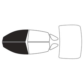 Rvinyl Window Tint Kit Compatible with Honda Accord 2018-2022 (Sedan) - Front Precut Kit - 20%