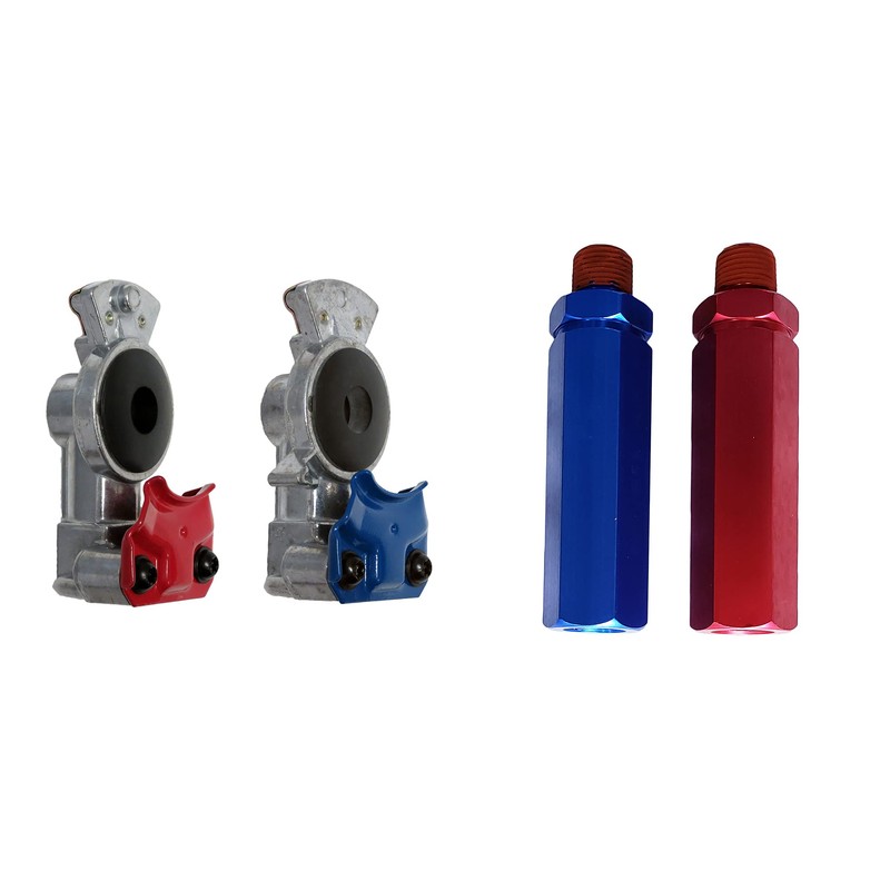 Torque Aluminum Emergency Glad Hands and Service Gladhands with Grip