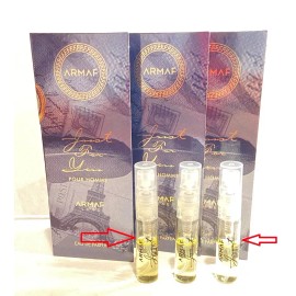 Armaf 3X Armaf Just For You Men Sample Vial *Eau De Parfum* Spray On Card