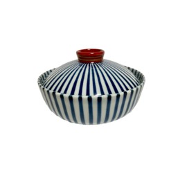 Japanese Arita Ware Ceramic Bowl with Lid Shumaki tokusa D5.12 x H3.35 Inches, 8.45 fl. Ounces from Japan TG48631