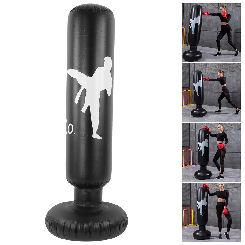 1.6m Adult Inflatable Boxing Bag Thickening Vertical Boxing Fight Column