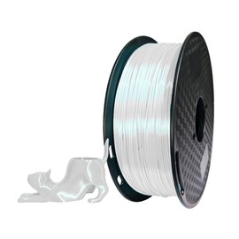 CC3D Shore Hardness 57D Silk TPU Filament White 1.75mm 1KG 3D Printer Filament FDM 3D Printing Materials 57D TPU Harder Than 95A