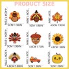 9Pcs Fall Iron on Patch Maple Leaf Turkey Car Sunflower