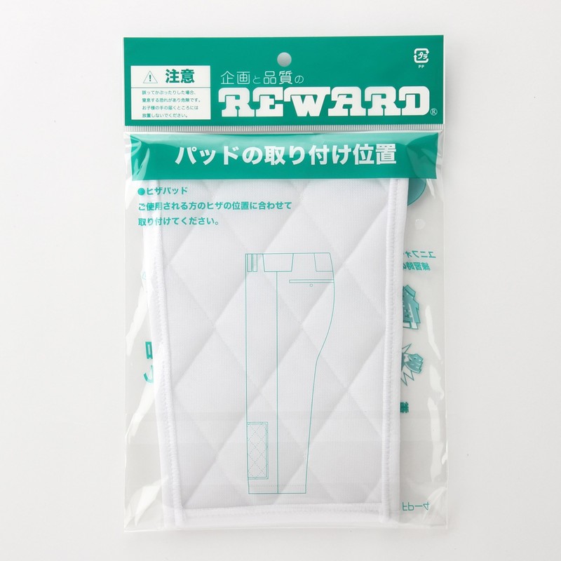 REWARD AC-52 01 Junior Size Knee Pad White Approx. 8.7