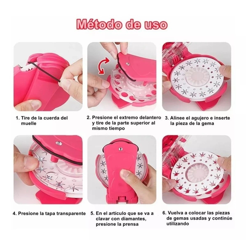 BOGENIANTE Blinger Bling Bling Brillo Para El Cabello Grapadora