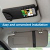 JNNJ Car Multifunctional Storage Bag for Sunglasses, Card Holder, Adjustable