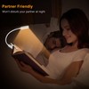 Gritin 16 LED Rechargeable Book Light for Reading in Bed-