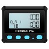 HONMAX 8100 プロフェッショナルインターバルタイマーとストップウォッチ-ブラック。