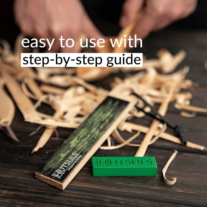 Hutsuls Pocket Knife Strop Kit - Get Razor-Sharp Edges with